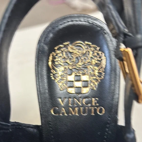 Vince Camuto Black and Brown Women's Platform Heels - Picture 3 of 5